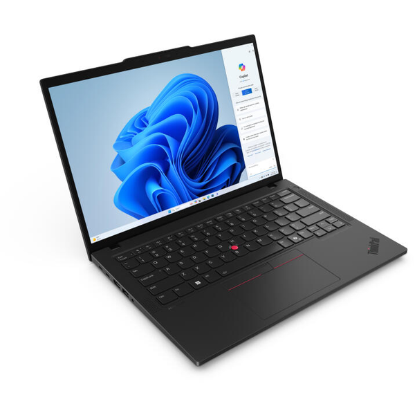 Lenovo ThinkPad T14 Gen 5 (Intel) Intel Core Ultra 7 155U Ноутбук 35,6 см (14") WUXGA 16 GB DDR5-SDRAM 512 GB SSD Wi-Fi 6E (802.11ax) Windows 11 Pro Черен