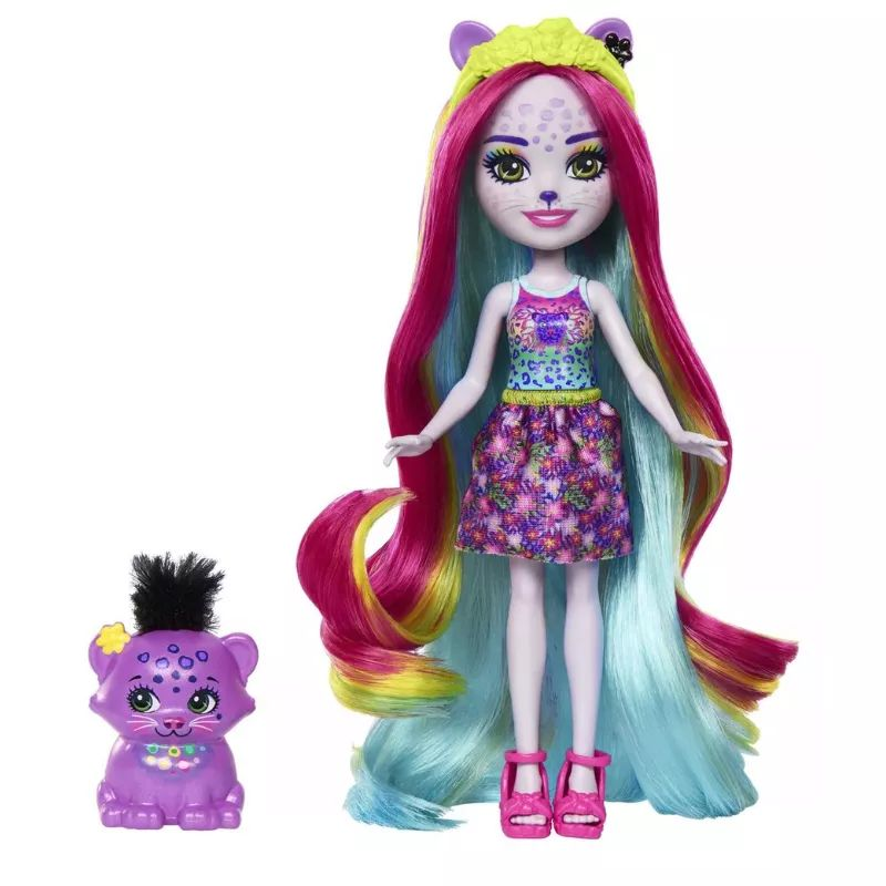 Mattel EnchanTimals Deluxe baba - Persida Panther és Mistery párduc figura (HTJ69)