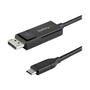 StarTech.com CDP2DP2MBD адаптер за видео кабел 2 м UBS тип C DisplayPort Черен