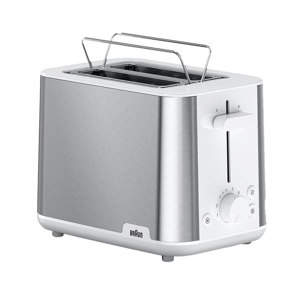 Braun HT 1510 8 2 skive(r) 900 W Rustfrit stål, Hvid