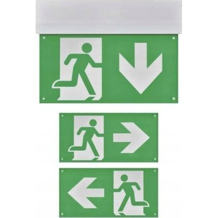 LED VÉSZKIJÁRAT LÁMPATEST 3W 3 ÓRA MT (8592920091043)