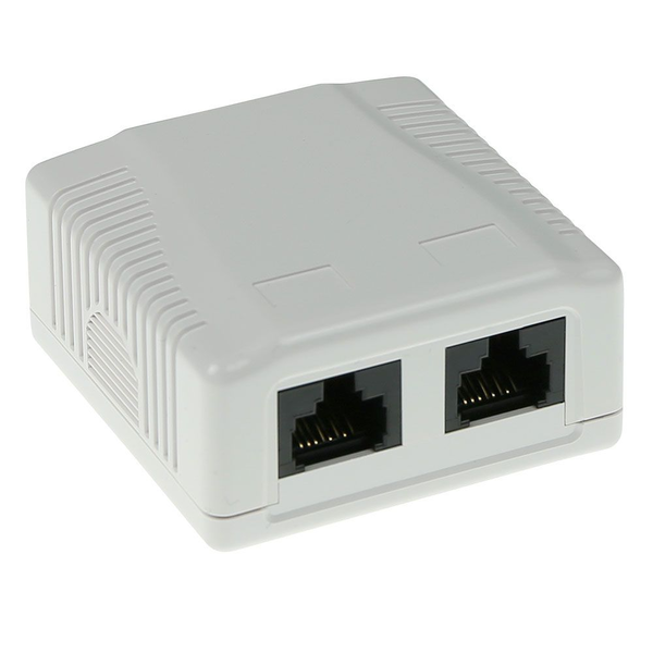 ACT FA6002 stikdåse RJ-45 Hvid