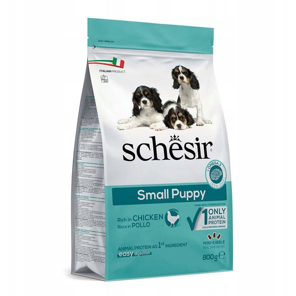 Schesir Dry Small Puppy kutyaeledel, Csirkehús, 800 g