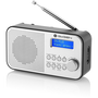 Портативно радио GoGEN DAB 300N, с DAB + и FM тунер, 1 W, LCD, 2000 mAh батерия, Бял