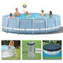 Intex: Prism Frame fémvázas prémium medence szett - 457 x 107 cm (26724NP)