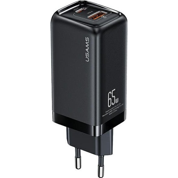 HÁLÓZATI TÖLTŐ USB+TYPE-C ALJZAT 65W, PD GYORSTÖLTŐ 3.0 (CC153TC01)