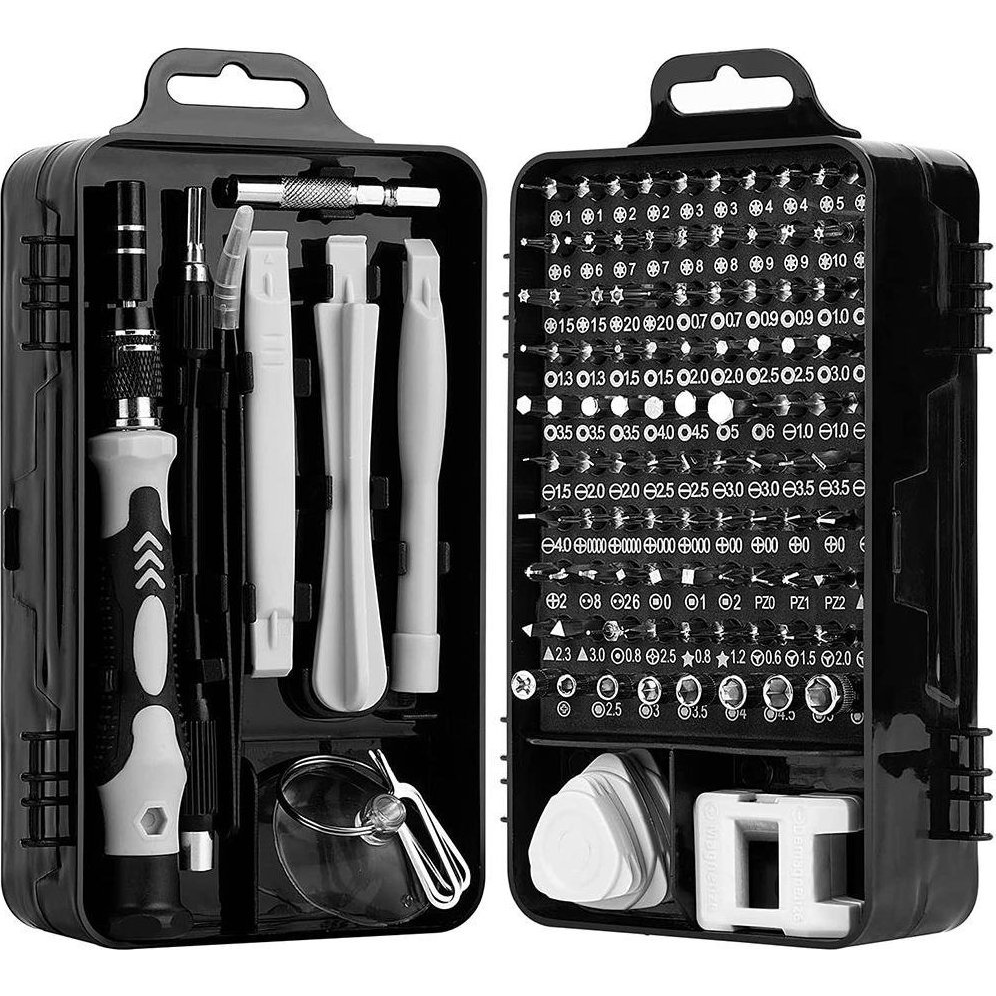 Precíziós Mágneses Bitfej és Csavarhúzó Készlet - 115 Részes ( )