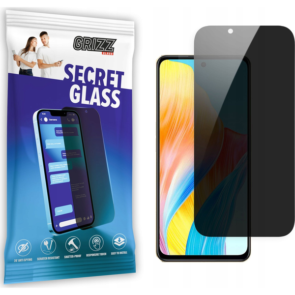  GrizzGlass Szkło prywatyzujące GrizzGlass SecretGlass Oppo F23 5G
