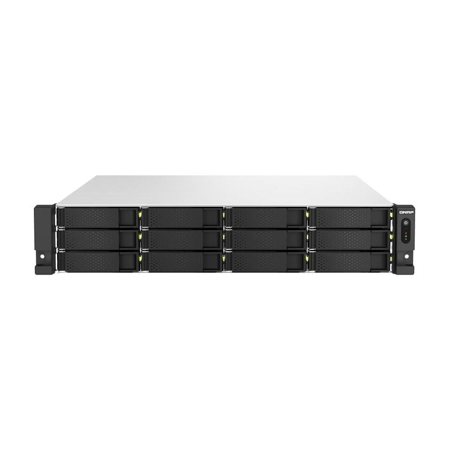 QNAP TS-H1887XU-RP NAS Rack (2U) Ethernet/LAN csatlakozás Fekete, Fehér E-2336 (TS-h1887XU-RP-E2336-32G)