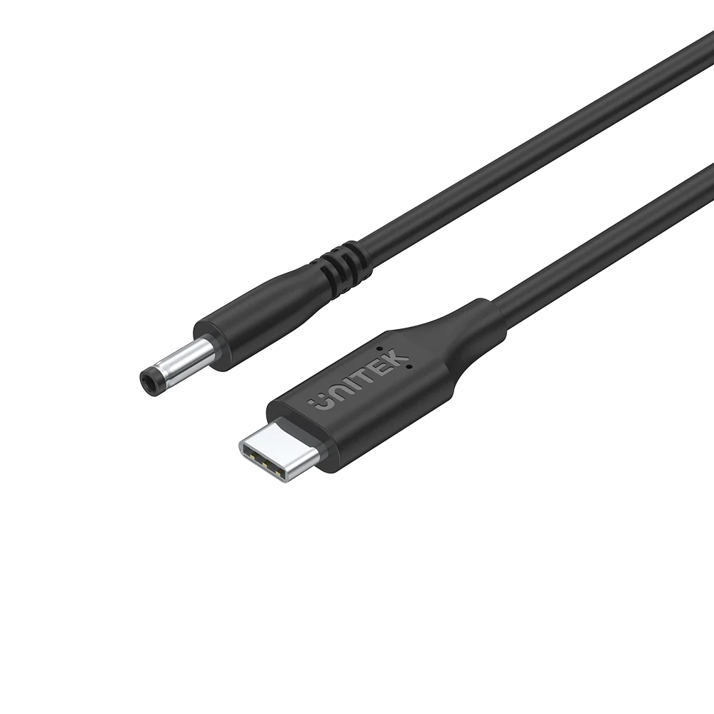 Lenovo C14118BK-1.8M USB Type-C apa - DC 4.0x1.7mm tápkábel Lenovo laptophoz 1.8m - Fekete (C14118BK-1.8M)