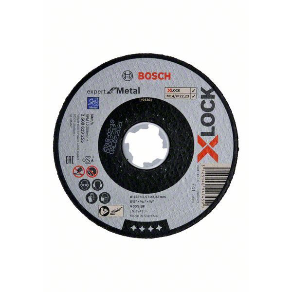BOSCH X-LOCK Expert for Metal Lapos vágótárcsa (2.608.619.255)