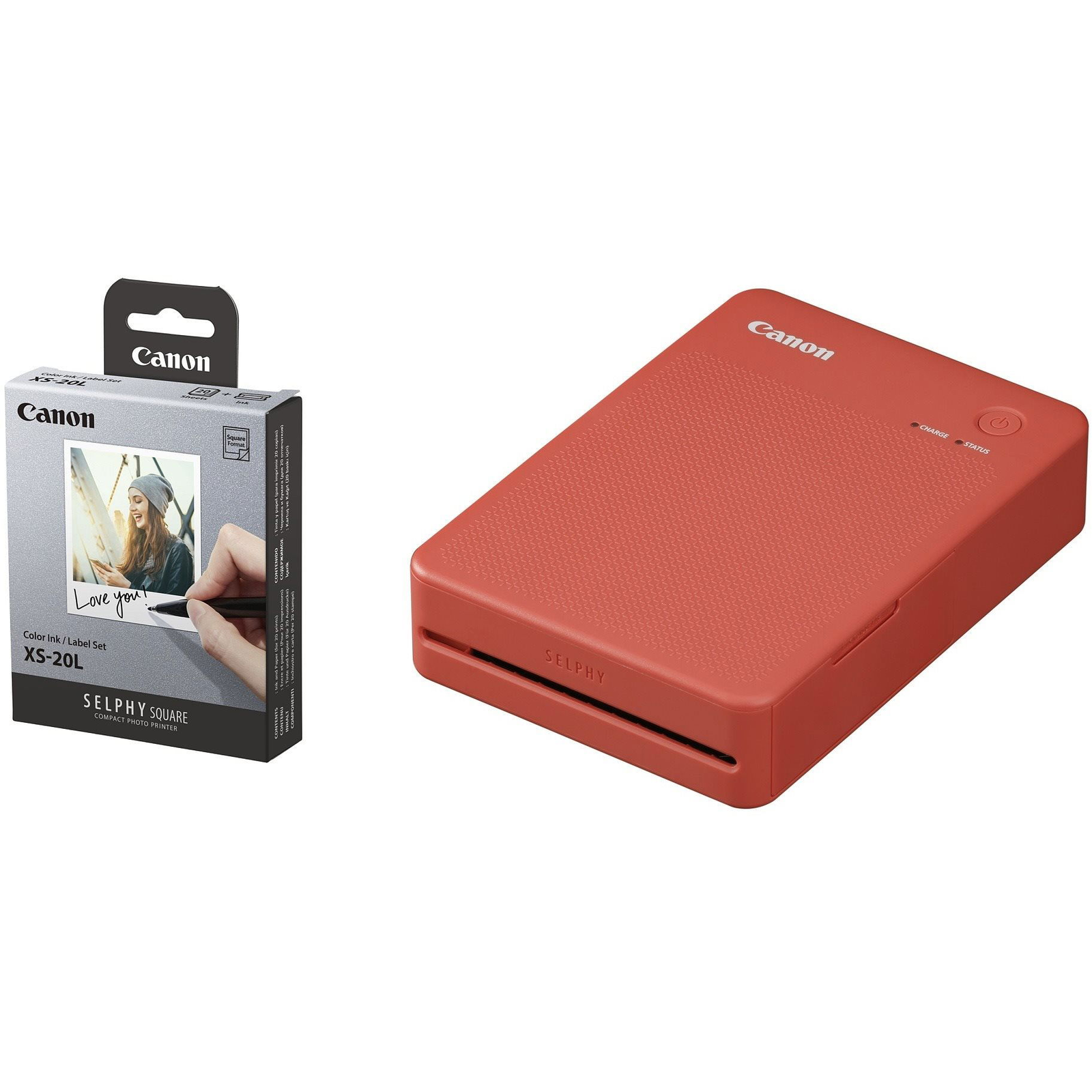 Canon SELPHY Square QX20 KIT, piros + 20 db papír (6754C010)