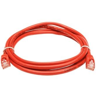 OEM RJ45 CAT6 UTP M/M adatkábel 2m LSOH piros (XUTPSZC6KAB2P) (XUTPSZC6KAB2P)