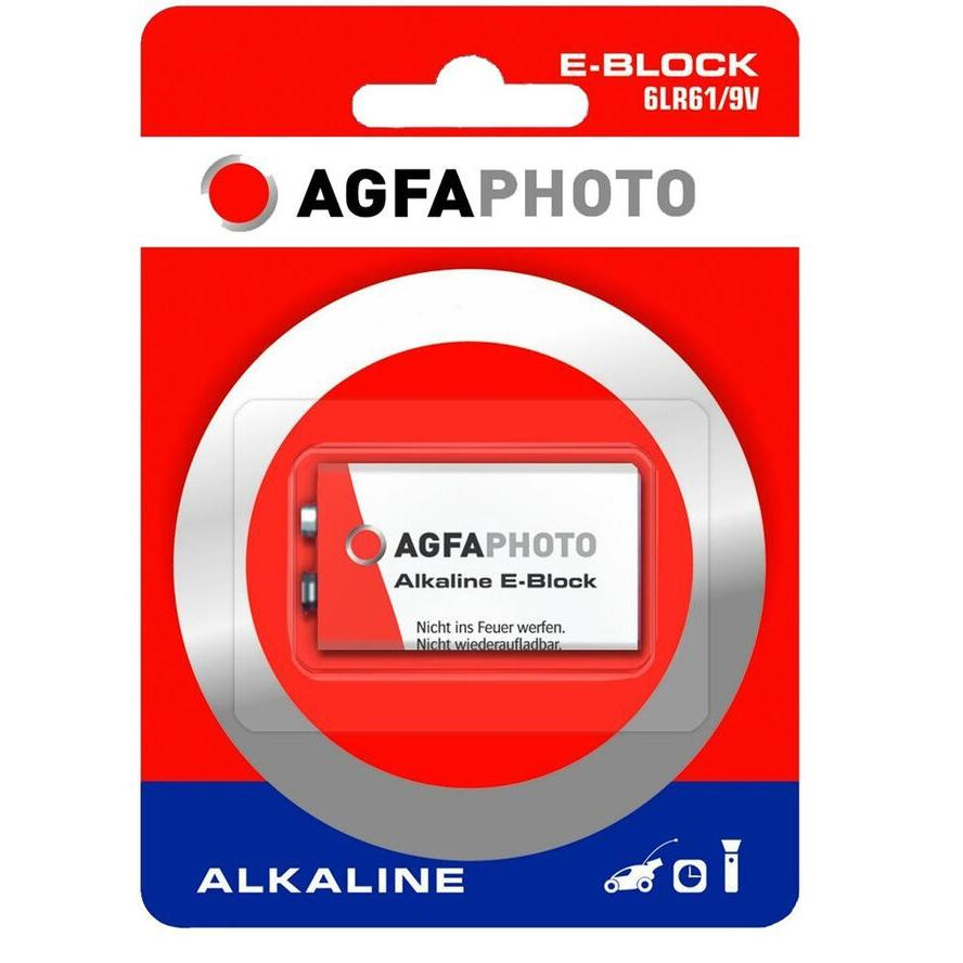 Agfa 802596 6LR61 9V Blokkelem (1db/csomag) (110-802596)