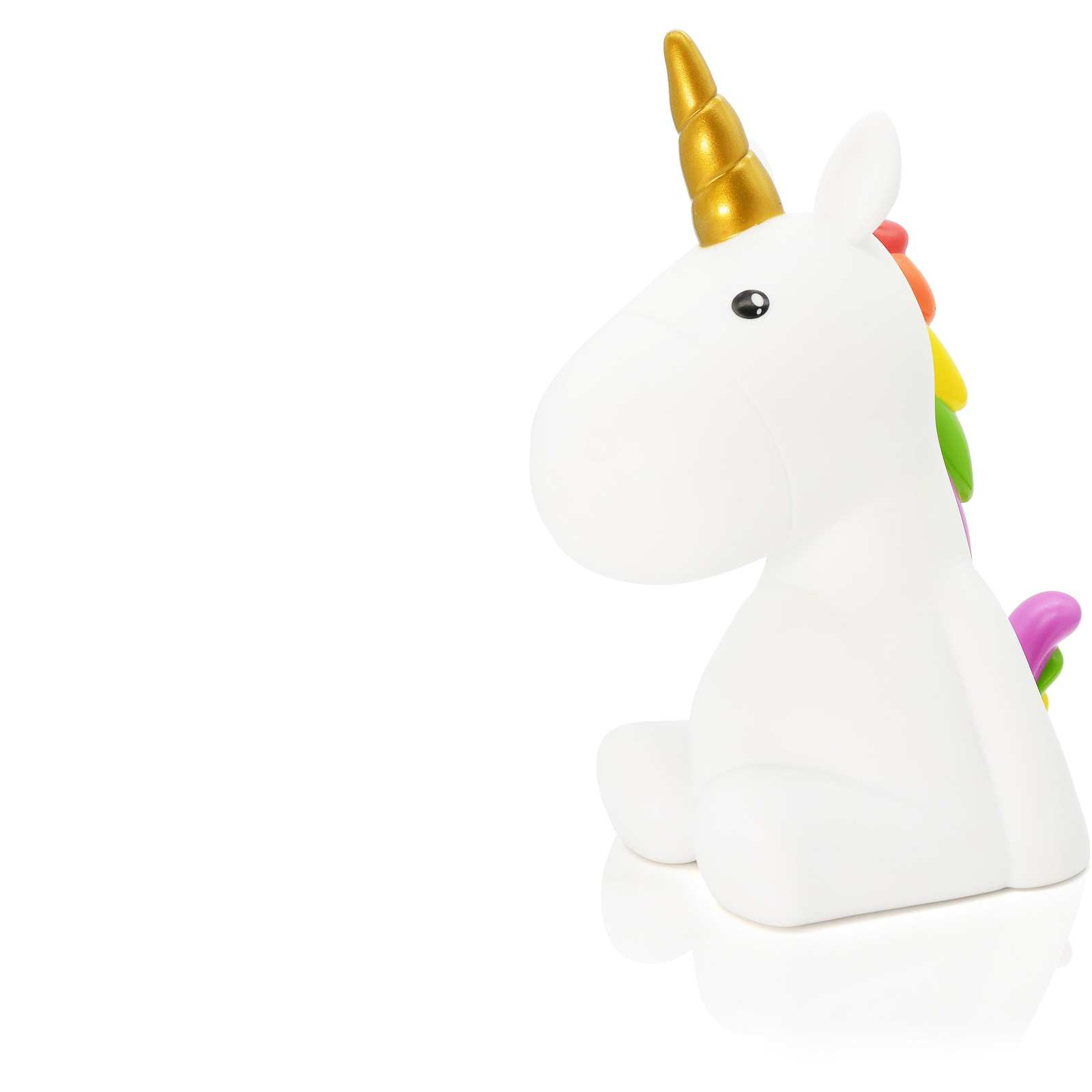 MTM DHINK éjszakai fény - fehér unikornis, szivárványos sörény (DHINK338-05)