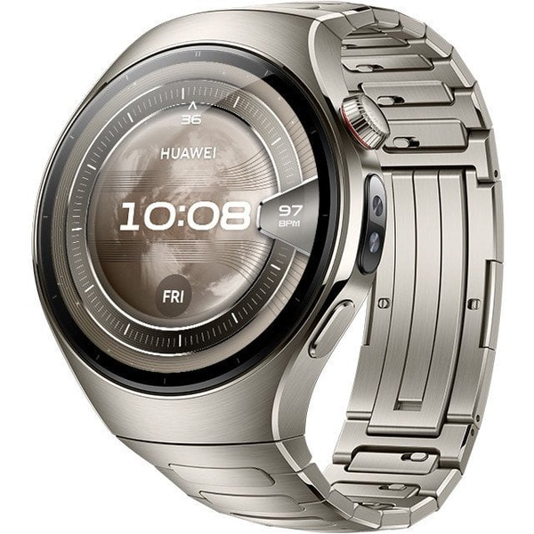 Huawei WATCH 5 3,81 cm (1.5") AMOLED Digitale 466 x 466 Pixel Touch screen Argento Wi-Fi GPS (satellitare)