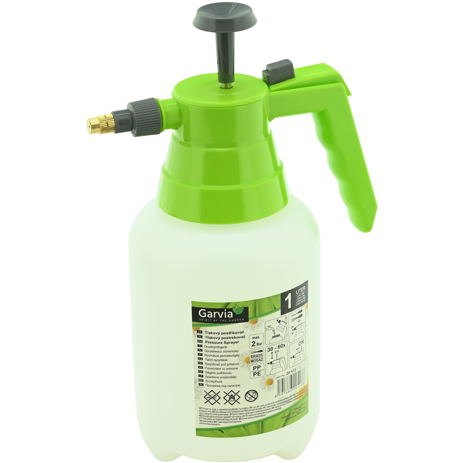 GARVIA nyomáspermetező kézi, 1l (8591686205138)