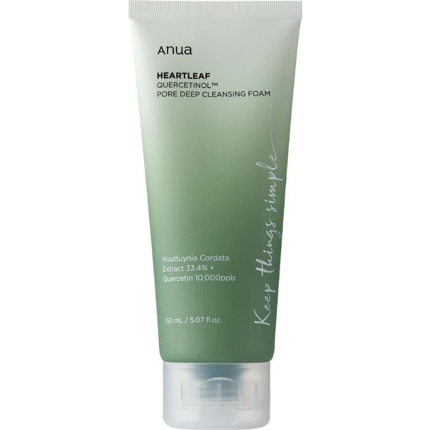 ANUA Heartleaf Quercetinol Pore Deep Cleansing - Čisticí pěna na ucpané póry 150 ml (ANUA427)