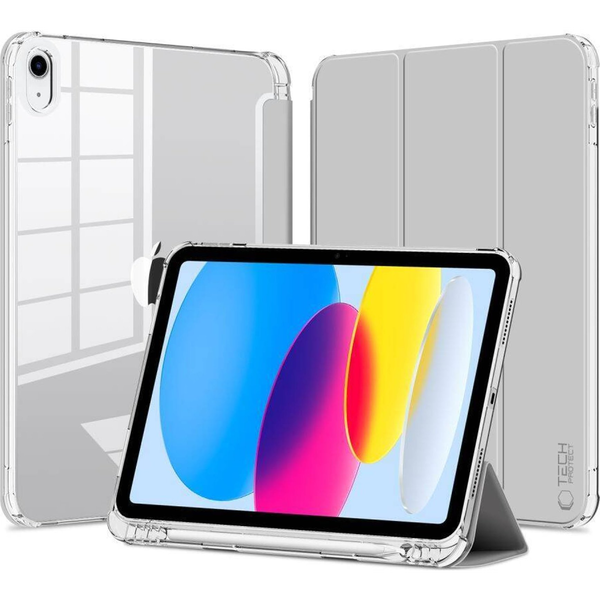 Pouzdro Tech-Protect SC Pen Hybrid na iPad 10.9" 2022 - šedé