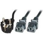 Kabel zasilający MicroConnect Y-Cord, 2 x C13, 1.8m (PE011318)