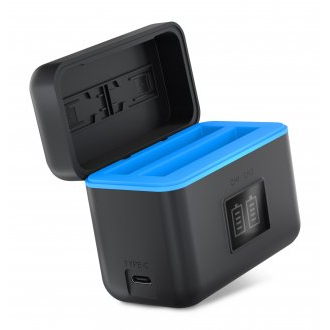 Ładowarka do aparatu Cameron Sino Ładowarka dwukanałowa Newell STD-USB do akumulatorów CINSBBMA do Insta360 X4