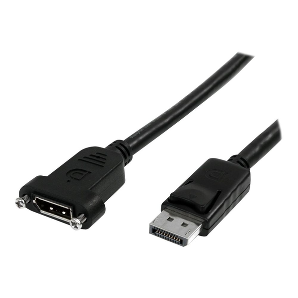 StarTech.com DPPNLFM3PW DisplayPort kabel 0,9 m Sort