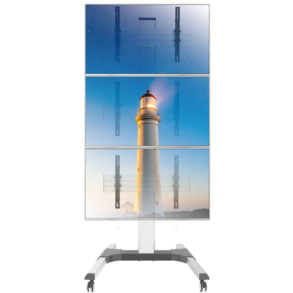 Techly ICA-TR3VW tv-bevestiging 139,7 cm (55") Zilver