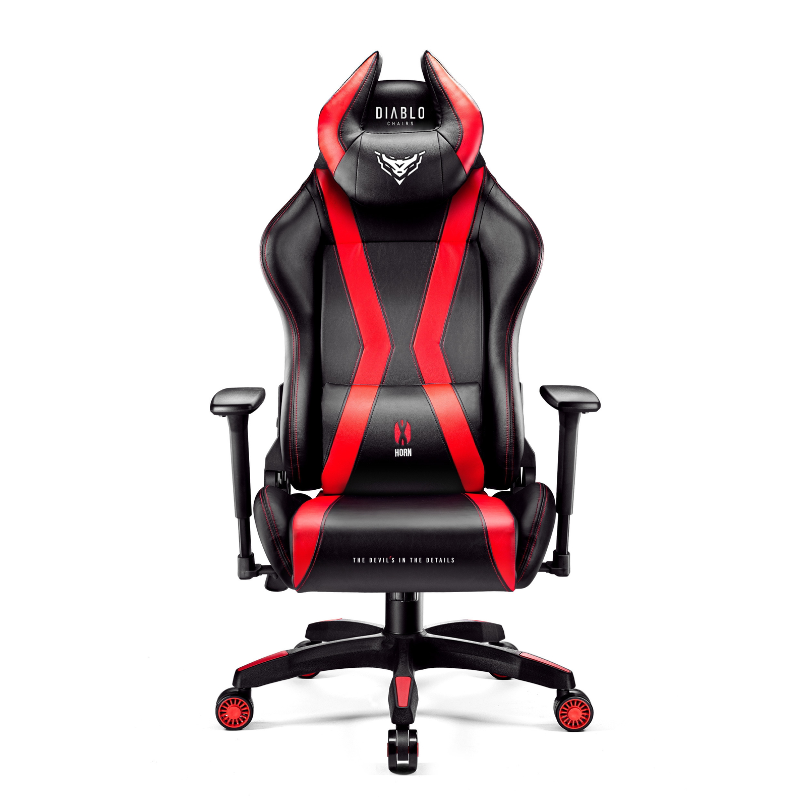 Diablo Chairs X-Horn 2.0 Normal Gamer szék - Fekete / Piros (864)