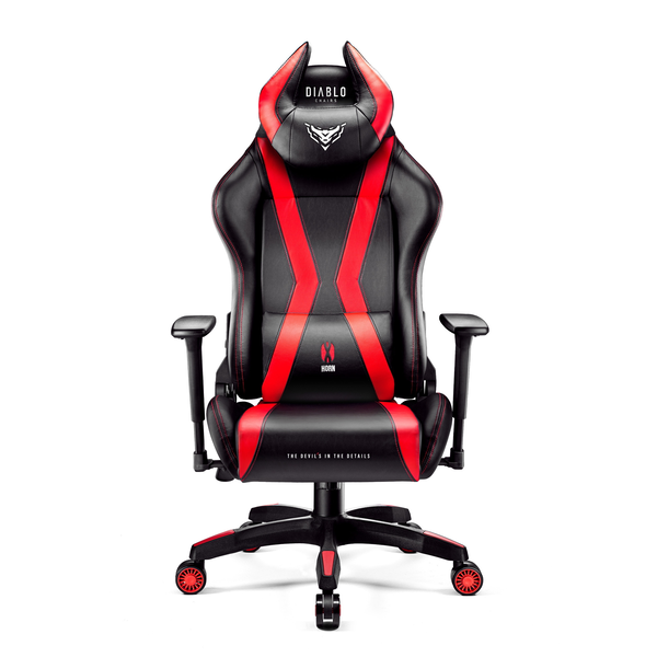 Diablo Chairs X-Horn 2.0 Normal Gamer szék - Fekete / Piros