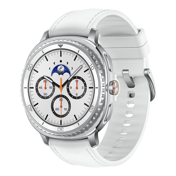 Samsung Galaxy Watch 8 Classic 3,3 cm (1.3") AMOLED 46 mm Digital 438 x 438 pixel Berøringsskærm 4G Sølv Wi-Fi GPS (satellit)