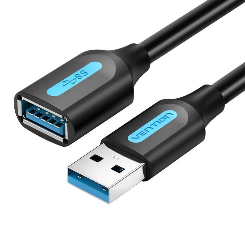 Vention USB 3.0 hosszabító kábel 3m fekete (CBHBI) (CBHBI)