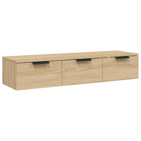 Стенен шкаф vidaXL, дъб сонома, 102x30x20см, инженерно дърво, 15.47 Kg