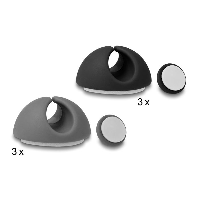 Delock kábel tartó készlet 6 darabos (18452) (del18452)