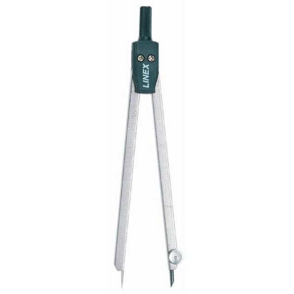 LINEX Basis-Schulzirkel 162 Schenkelmaß 140 mm Ersatzminen