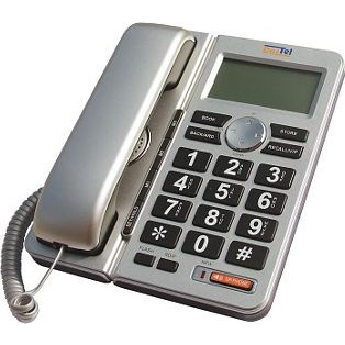Dartel LJ-240 Silver Landline Phone