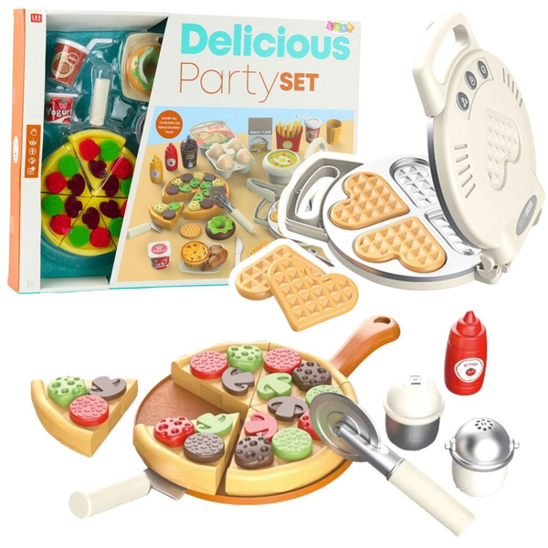 Pizza Gofri Készlet Kiegészítőkkel Konyhai Kiegészítők Gyerekeknek – 23760
