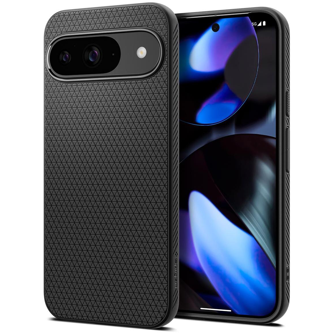 Spigen Liquid Air Matte Black Google Pixel 9 Pro/Pixel 9 tok (ACS07682)