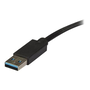 StarTech.com USB32DPES2 USB графичен адаптер 3840 x 2160 пиксела Черен