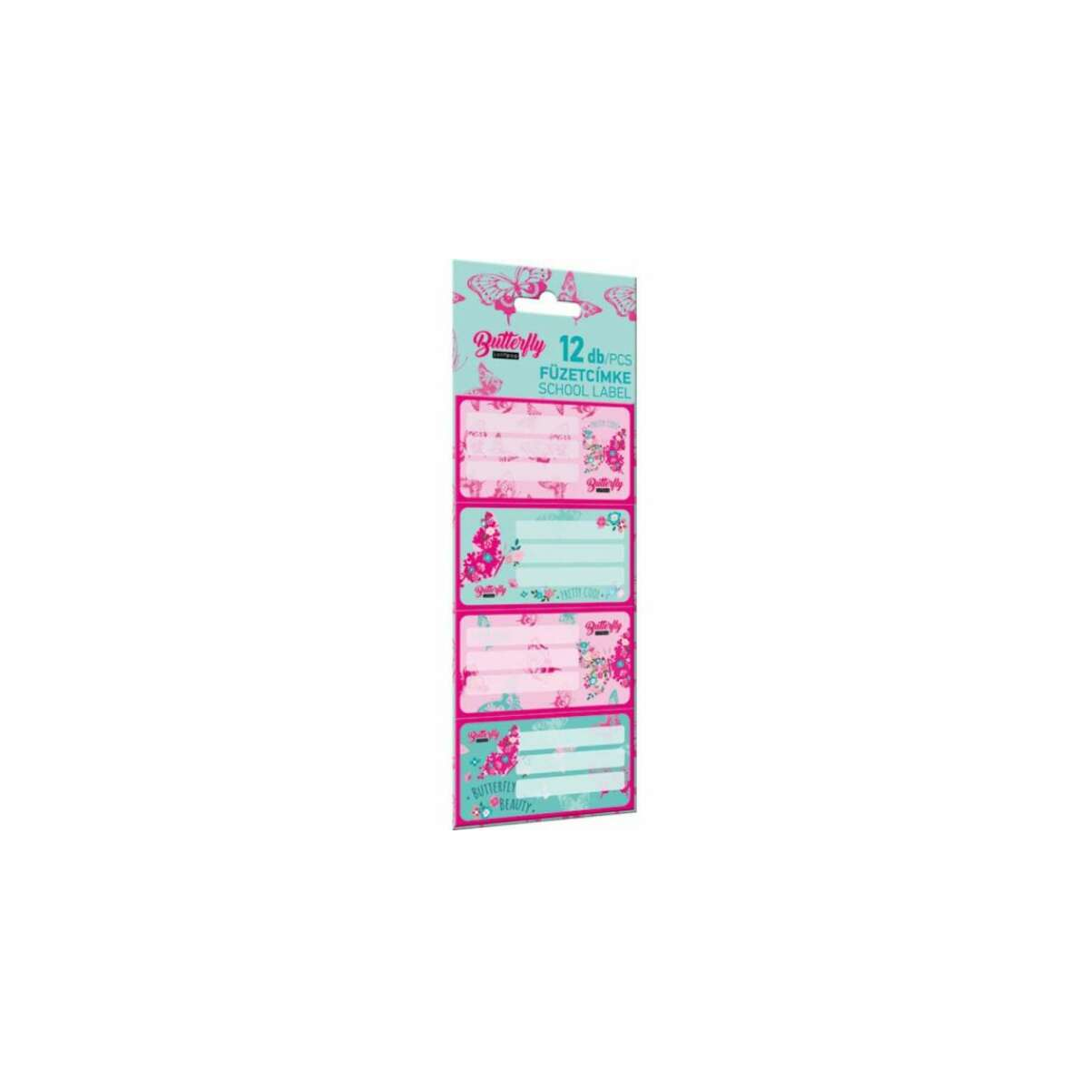 Lollipop Cute Butterfly 12 darabos füzetcímke (20107)