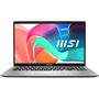 MSI Modern 15 F13MG-017NL Intel® Core™ i7 i7-1355U Laptop 39,6 cm (15.6") Full HD 16 GB DDR4-SDRAM 512 GB SSD Wi-Fi 6E (802.11ax) Windows 11 Home Ezüst