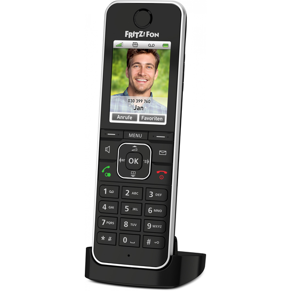 FRITZ!Fon 20002964 C6 Black DECT телефон Индикация за входящо повикване Черен