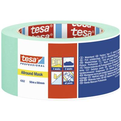 Tesa  ALLROUND MASK (04352-00004-00) Krepp szalag Menta (H x Sz) 50 m x 50 mm 1 db