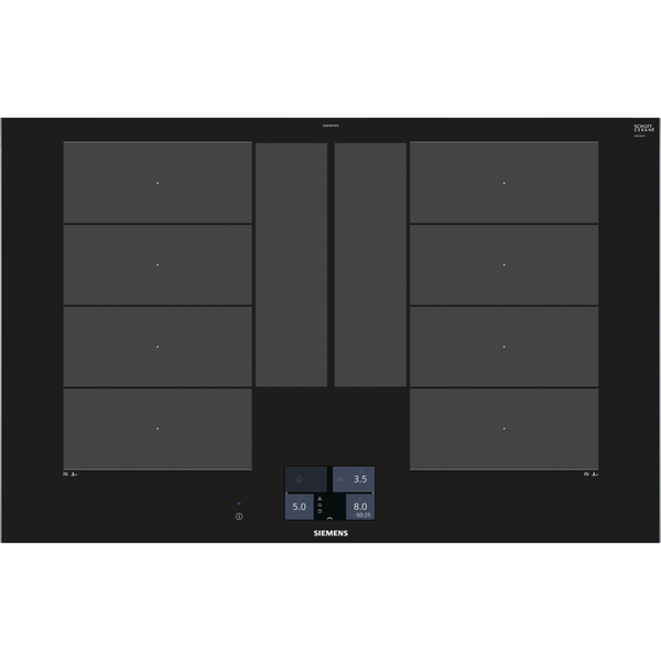 Siemens EX875KYW1E főzőlap Fekete Beépített Zónás indukciós főzőlap 4 zóna