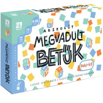 Pozsonyi Pagony Abszolút megvadult betűk társasjáték (5999569270427) (5999569270427)