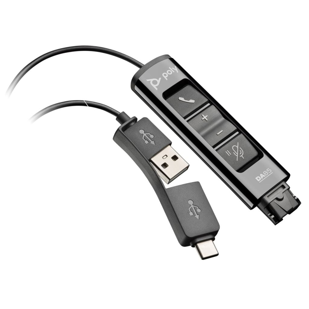 Poly DA85 QD headset adapter (218267-01) (218267-01)