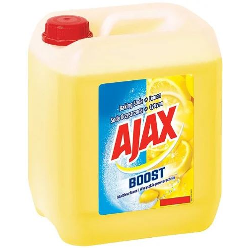 Универсален почистващ разтвор Ajax Boost Lemon, 5л