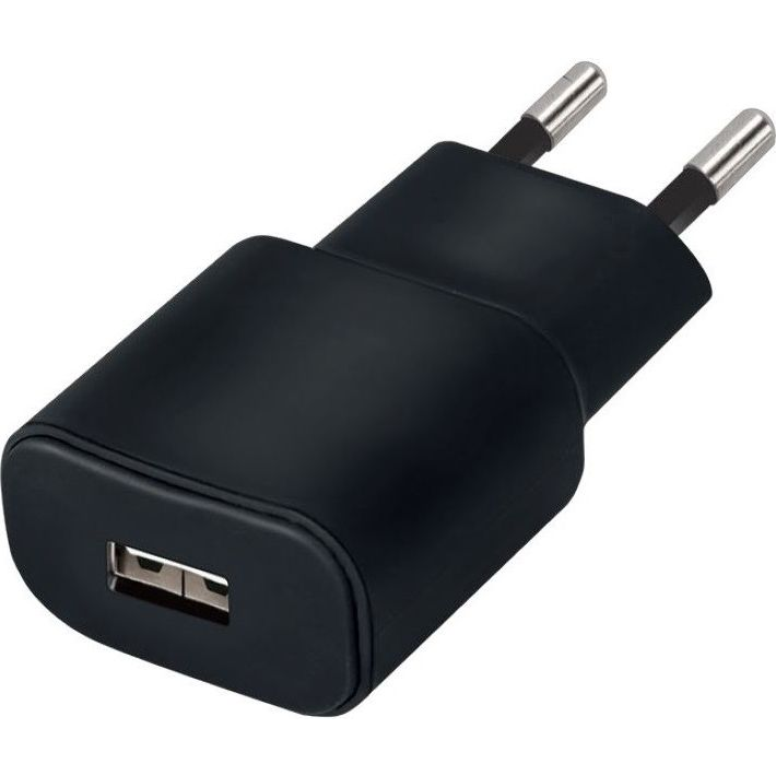 Forever TC-01 Hálózati Töltő 1xUSB-A Csatlakozással 2A-Fekete (GSM032672)