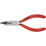 Kerekcsőrű fogó vágóéllel (ékszerész fogó) 130 mm, Knipex 19 01 130