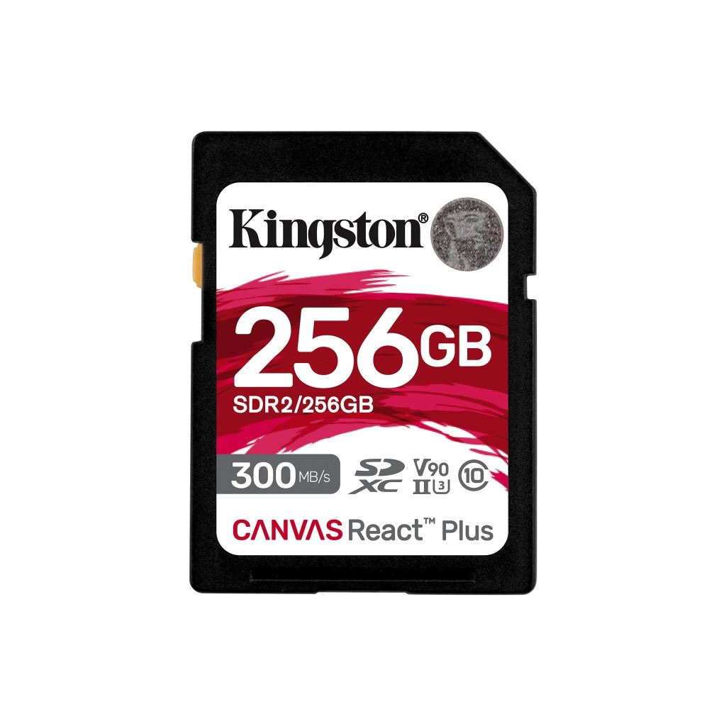 Kingston Technology Canvas React Plus 256 GB SD UHS-II Trieda 10 (SDR2/256GB)