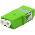 Adapter AV Alantec Adapter światłowodowy bezkołnierzowy jednomodowy SM LC/APC duplex ALANTEC